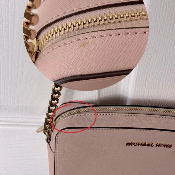 Michael Kors large Jetset crossbody pale pink - Picture 8 of 16